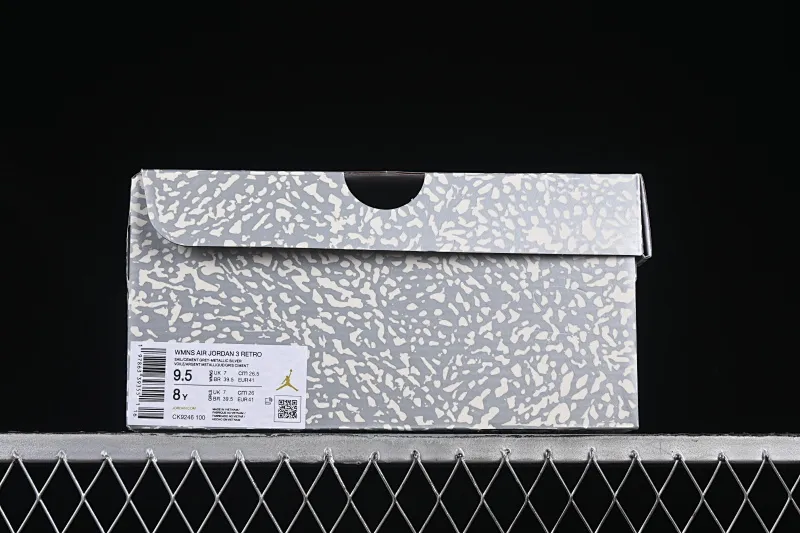 All categories Air Jordan Jordan series basketball shoes Air Jordan 3 Air Jordan 3 "Sail Metallic Silver" AJ3 Joe 3 Metallic Silver CK9246-100